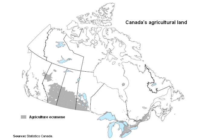 Canada's agricultural land