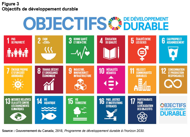 Figure 3 Objectifs de développement durable