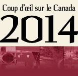 Un coup d'oeil sur le Canada 2014 logo