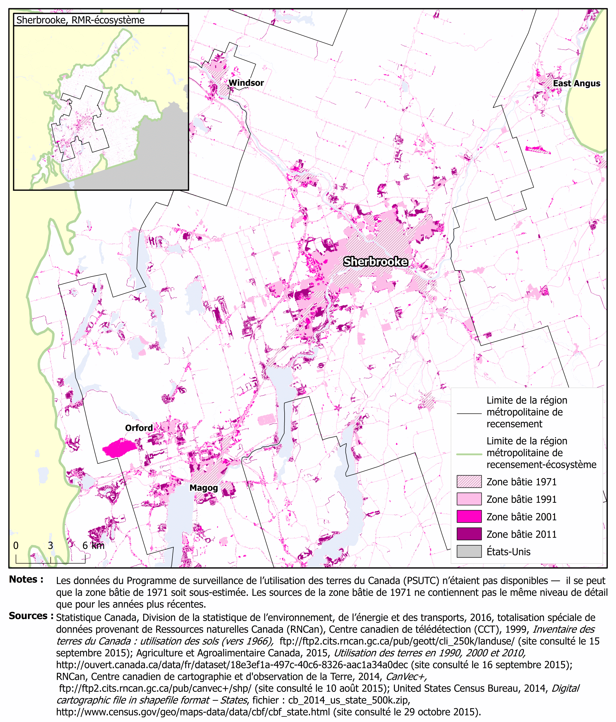 Carte 3.25 Sherbrooke