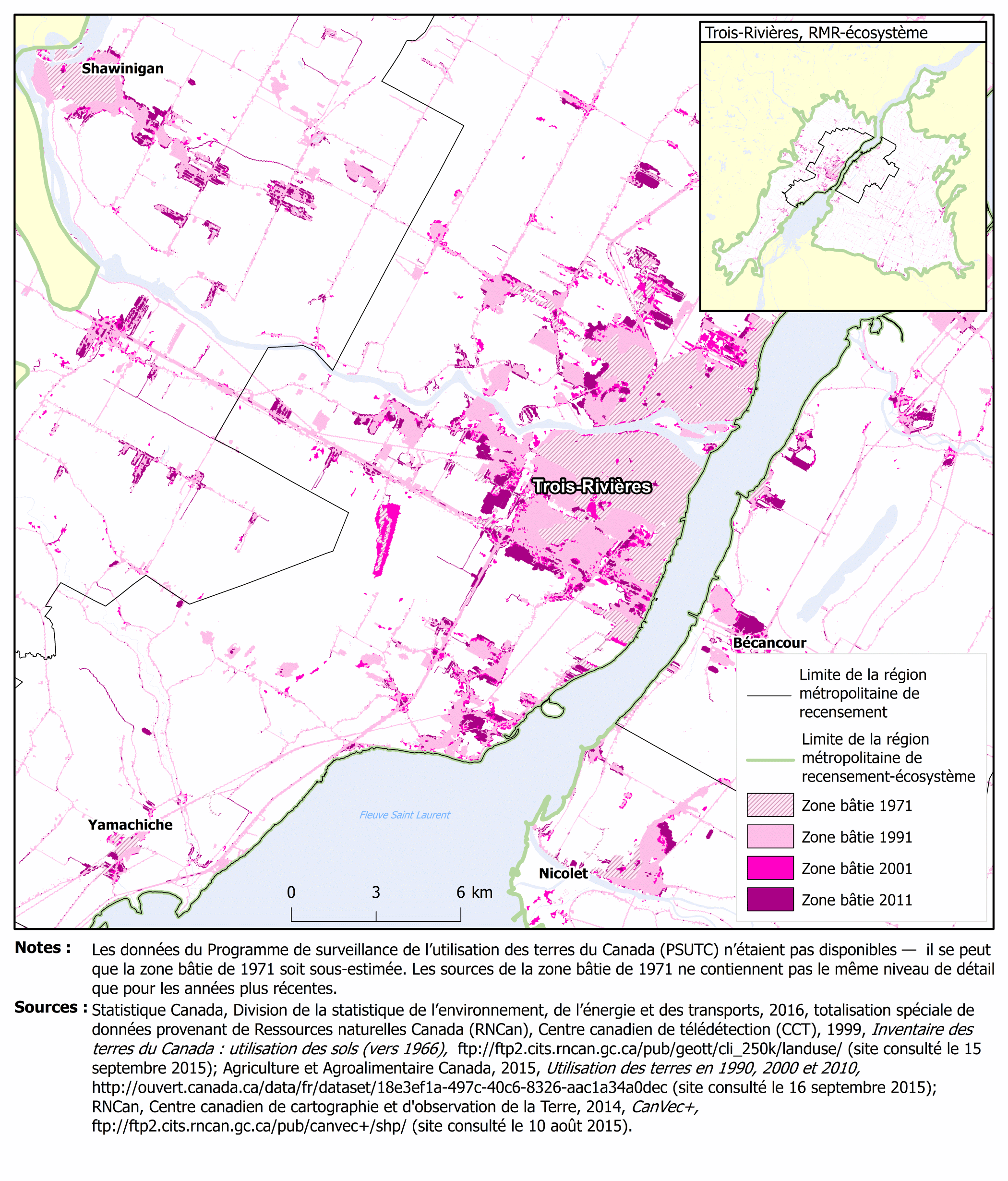Carte 3.30 Trois-Rivi&egrave;res