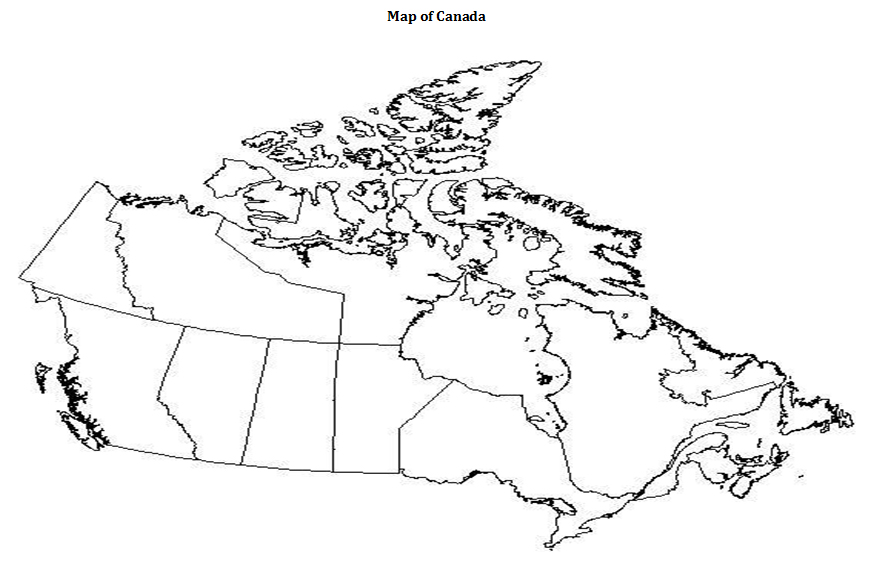 Activity sheet #6: Map of Canada