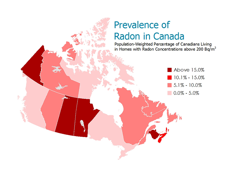 Figure 1 Radon risk map