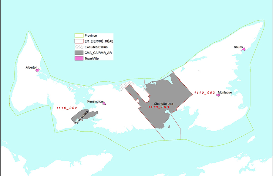 Map 2 – Prince Edward Island