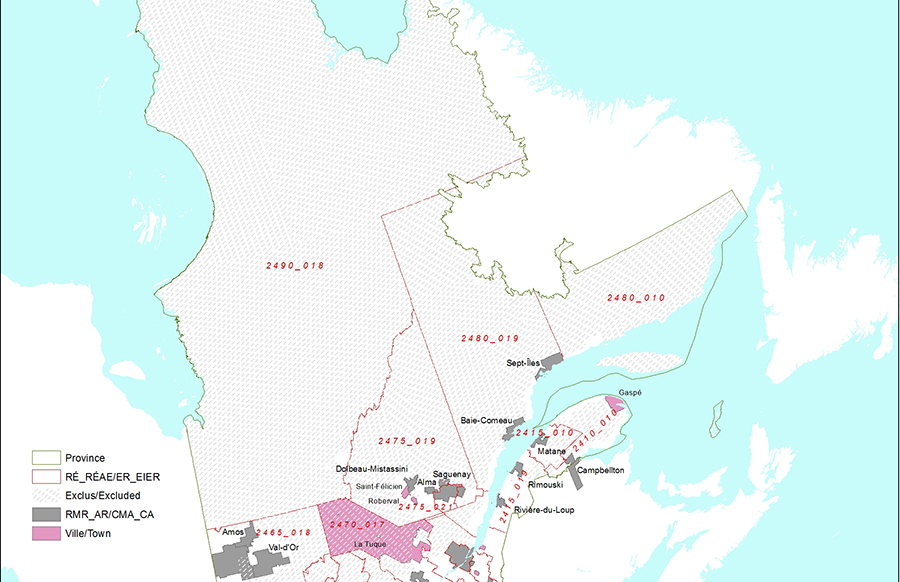 Map 5a – Quebec North