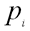p subscript i