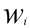 w subscript i