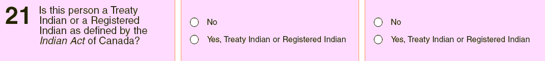 2006 Census Question 21