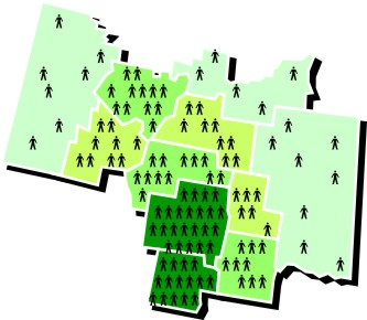 Image pour densité de la population