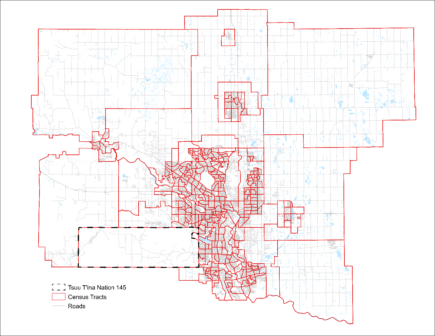 Census tracts in the census metropolitan area of Calgary (Alberta), 2021 Census