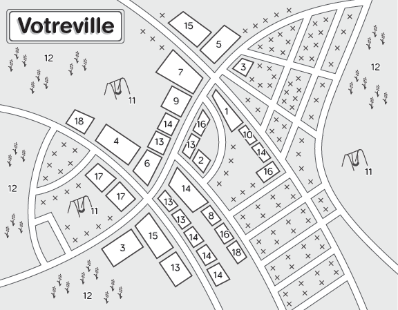 La carte de Votreville