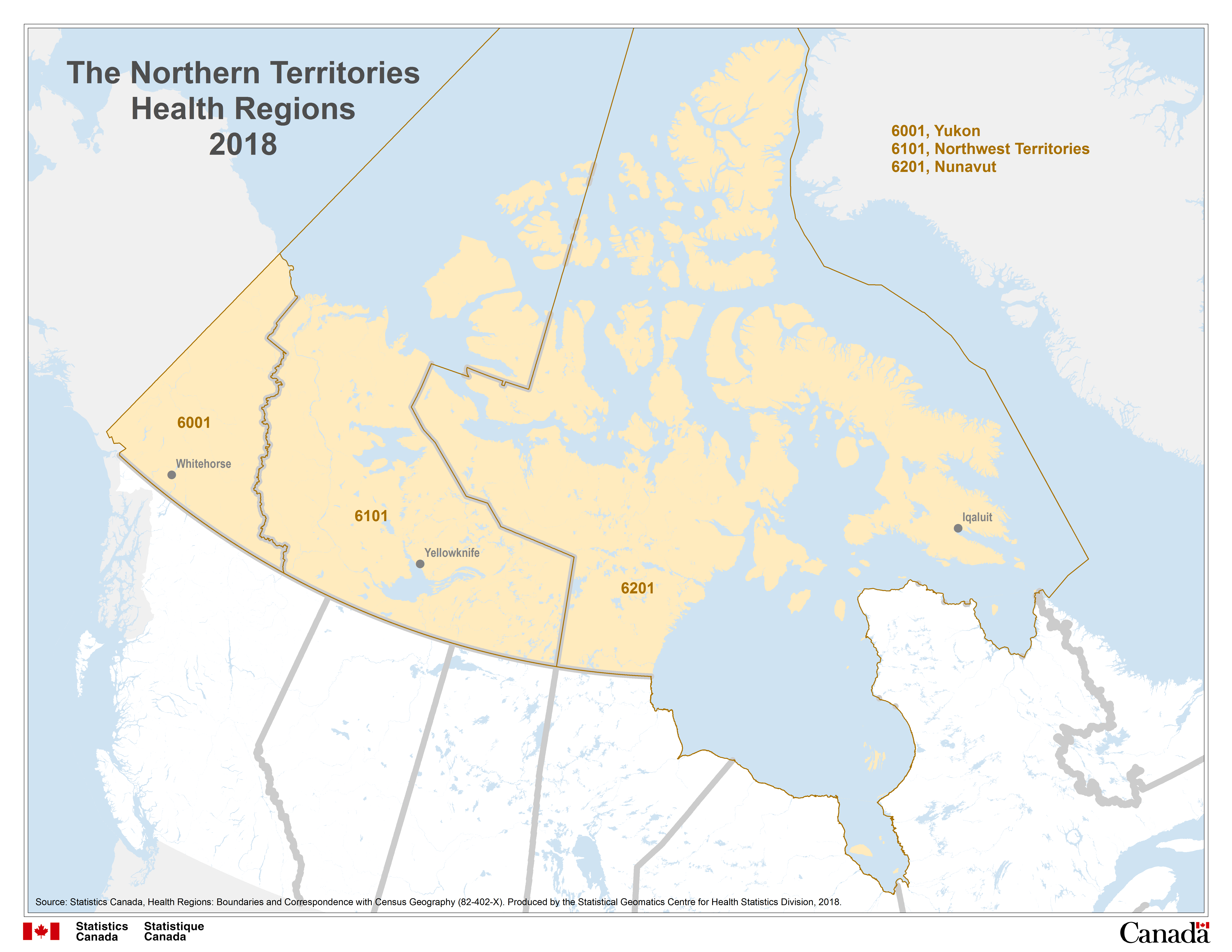 Map 13 The Northern Territories Health Regions, 2018